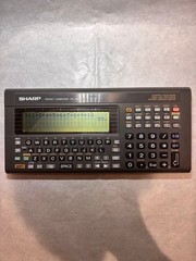 Sharp PC-G801 Pocket Computer BASIC LCD Portable Tested Working