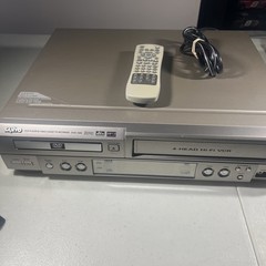 Sanyo DVW-5000 VCR DVD Player Combo with Remote Unit Tested and Working