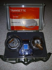 Vintage MCM “Transette” FUN TAPE Solid State Portable Tape Recorder by Midland