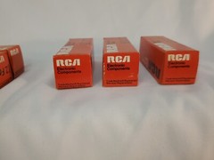 Lot of (5) Vintage RCA Electronic Tubes – Nos- 25C5 3BZ6 6AV6 6CG8A 2D21 Radio
