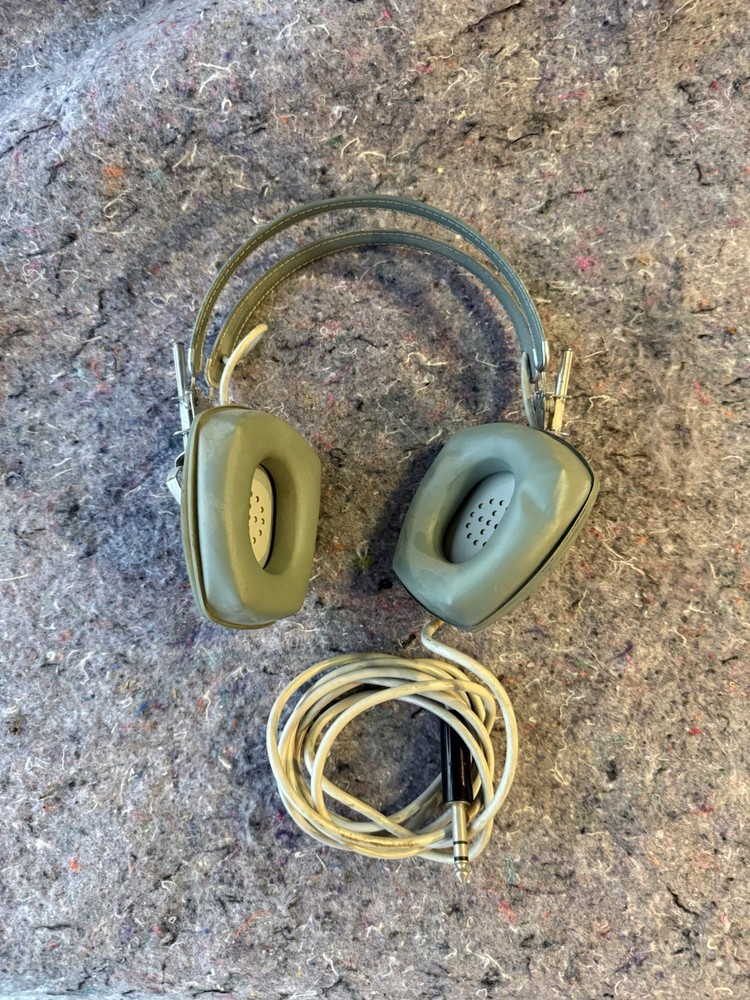 vintage 1960s SONY JAPAN Stereo Headset Headphones Model DR-3C