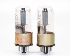 2X Nanking Metal Base 6H8C 6N8P 6SN7 Vacuum Tubes / KT7