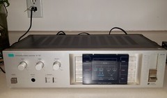 Sansui A-707 Silver Integrated 8-16 ohm 100-watt Hi-Fi Stereo Amplifier As-Is