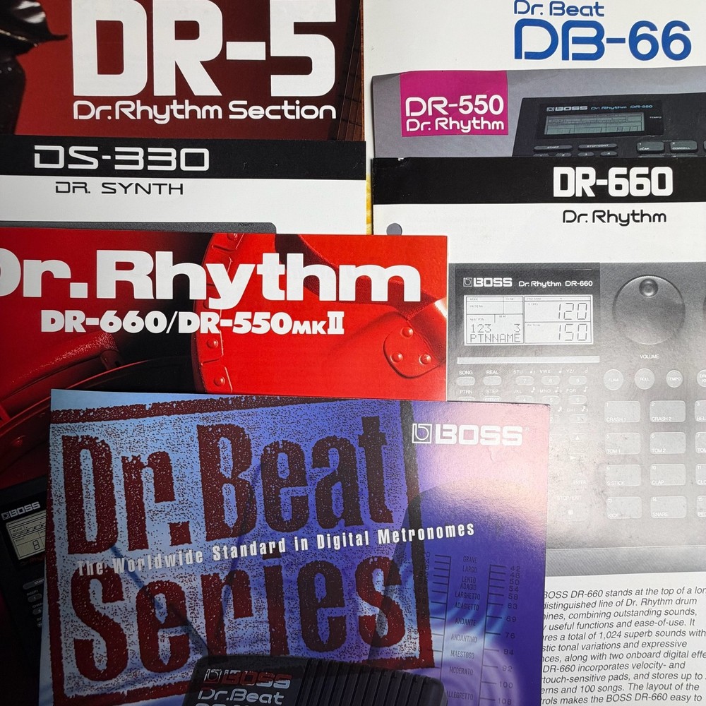 VINTAGE BOSS MISC DR. SERIES INFORMATIONAL BROCHURES