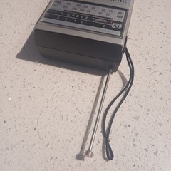 Vintage General Electric Portable Radio Model 7-2934A AM/FM/TV Sound/Weather