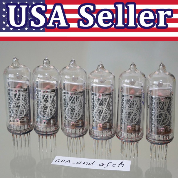 IN-14 Nixie Tubes UNUSED TESTED Desoldered [6 pcs SET] FAST DELIVERY UPS 3-5Days