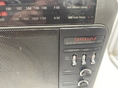 GE SUPERADIO 7-2887A General Electric Long Range AM/FM Super Radio Works