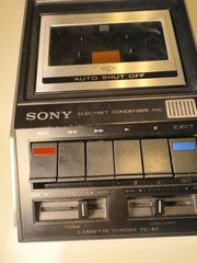 Vintage Sony TC-67 Cassette-Corder Tape Player Recorder – For Parts / Repair