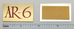 AR-6 Acoustic Research Speaker Badge Logo Emblem PAIR