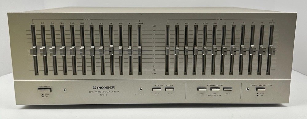 Pioneer SG-9 Stereo Graphic Equalizer 12-Band EQ Japan Audio TESTED