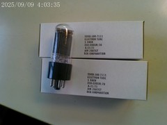 LOT OF 2 EA NOS RCA ELECTRON TUBES P/N: 26A7GT