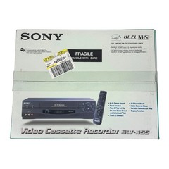 NEW Sony SLV-N55 Hi-Fi 4 Head Stereo VCR Video Cassette Recorder VHS Player