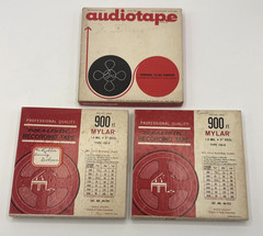 VTG Lot 3 Realistic Audiotape Recording Tapes 1 1/2 mil Feliciano 1.0 Goodman