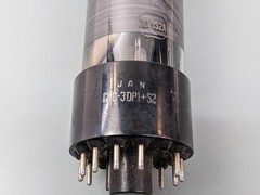 RARE RCA 3DP1+S2 3″ Round CRT Tube with NSEW Directional Markings
