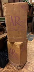 Acoustic Research AR-3 Oiled Walnut Iconic Speakers – Restored -with orig. Boxes
