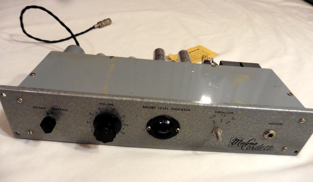 VINTAGE Electonics 1950s Tube MAGNE CORDETTE Record Playback Indicator Unit Read