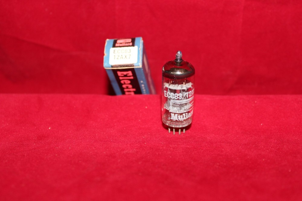 Vintage 1965 Mullard ECC83 12AX7 Tube Blackburn UK B5B2 | Tests 1400/1400 Hickok