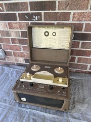 🍊Vintage 1960s Audiotronics Portable Reel to Reel Tape Player | Model 110 HELP