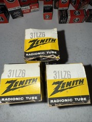 Lot Of 3: Zenith Tube 31LZ6, NOS Vintage Beam Power Vacuum Tube T24