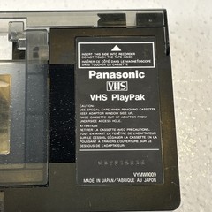 Panasonic VHS PlayPak VYMW0009 Motorized VHS-C to VHS Adapter TESTED WORKS