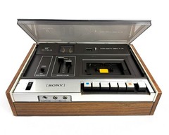 Vintage 1970’s Sony TC-129 TAPECORDER Stereo Audio Cassette Recorder READ