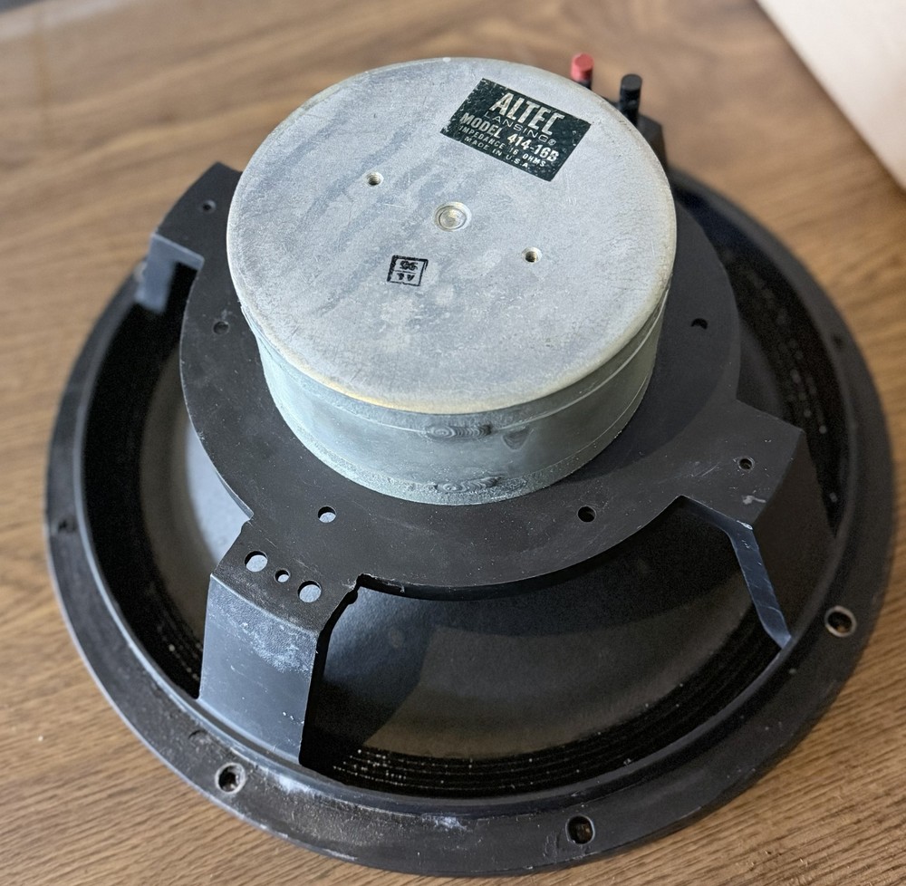 Altec Lansing 414-16B – Pair 12″ Speakers – Alnico Magnet 16-ohm – Open Box