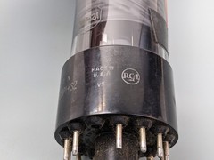 RARE RCA 3DP1+S2 3″ Round CRT Tube with NSEW Directional Markings