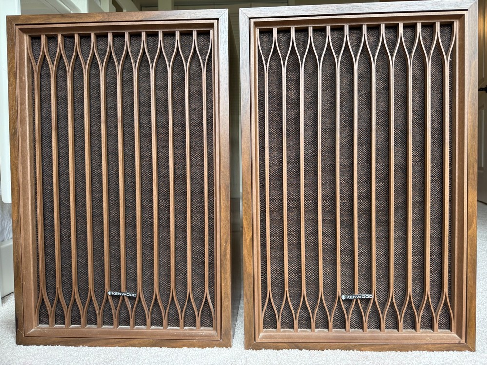 Pair Kenwood KL-777 100W 🔥Vintage Hifi Stereo Floor Speakers, 4-way/6-Speaker