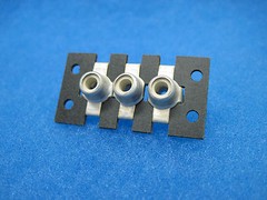 NOS 3-Socket RCA Phono Input/Output Jack Strip – $2.00/ea
