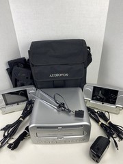 RARE Audiovox VBP3000 Video in a Bag Dual 5″ Screens + Extra Screen Bag Antenna