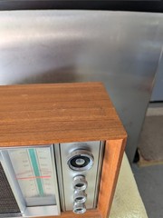 Panasonic RE-7259 FM-AM 2-Band Desktop Tabletop Wood Radio Vintage 1975 Works