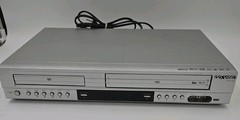 Go-Video DV2140 Dual Deck Combo DVD/VCR VHS Player Recorder Tested No Remote￼