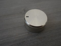 Two Piece Split Knob Assembly Knurled Edging Unknown Model