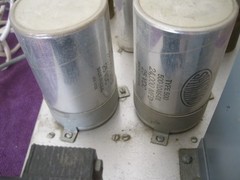 VINTAGE UNIT WITH DYNACO CAPACITOR / TRANSFORMERS—UNTESTED-FOR PARTS