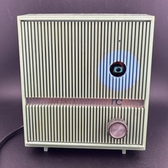 Teal Blue 1966 ITC Unknown Model AM Solid State (Missing Dial)(Tested)(Works)