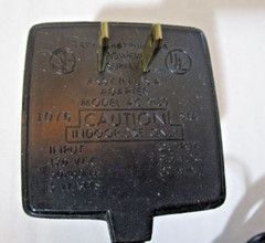 1976 Texas Instruments Concept 1 Calculator Working Instruc, Orig Charger Zayre
