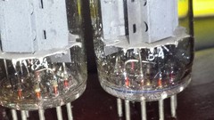 ⭐️MATCHED PAIR TEST NOS AMPEREX BUGLE BOY 6aq8 ECC85 1U2 67K FOIL D GETTER Tube