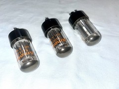 Trio Amperex 5AR4 GZ34 Tubes England, NOS NIB Tested