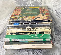 R2R Scotch Radio Shack BLANK Reel to Reel Tape Lot x5 – Mixed Boxes & Brands