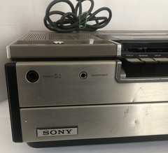 RARE Vintage Sony BetamaxVideo CassetteRecorder SLO 260 As Is