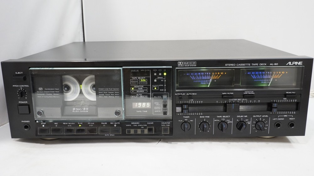 Alpine AL-90 3head cassette deck 110 -240v RESTORED ! =warranty=
