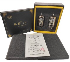 2 x Gold LINLAI 12AX7 ECC83 Premium Vacuum Tube Electron Valve Amplifier DIY New