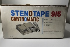 Geloso Electronics StenoTape 915 Cartromatic stenographer Dictating/transcribing