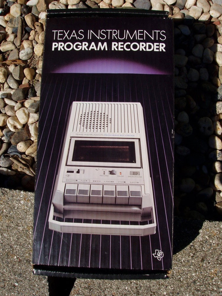 TEXAS INSTRUMENT TI PROGRAM RECORDER PHP2700 CASSETTE 1982 SINGAPORE BRAND NEW