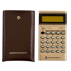 Commodore Calculator LC5K3 Liquid Crystal LCD in Original Case – Works Sometimes