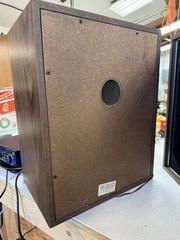 Vintage Zenith Allegro speakers d9013W Made In USA Large Speakers Walnut Veneer