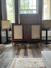 Zenith “The Carmen” MK2606 Tube Stereo Console w/ Original Radial Sound Speakers
