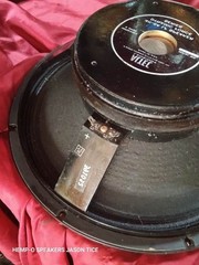 ALTEC LANSING 411-8A 15″ BASS SPEAKER REBUILT AT PMR IN OHIO USA COMPONENTS