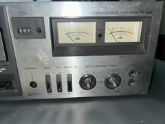 Toshiba PC-2460 Stereo Cassette Deck -Tested Working Vintage Japan