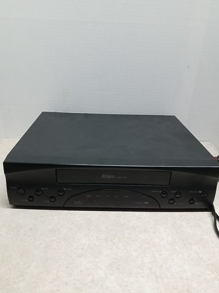 Allegro by Zenith Hi-Fi VCR VHS Player ALG420 Tested and Working Great!